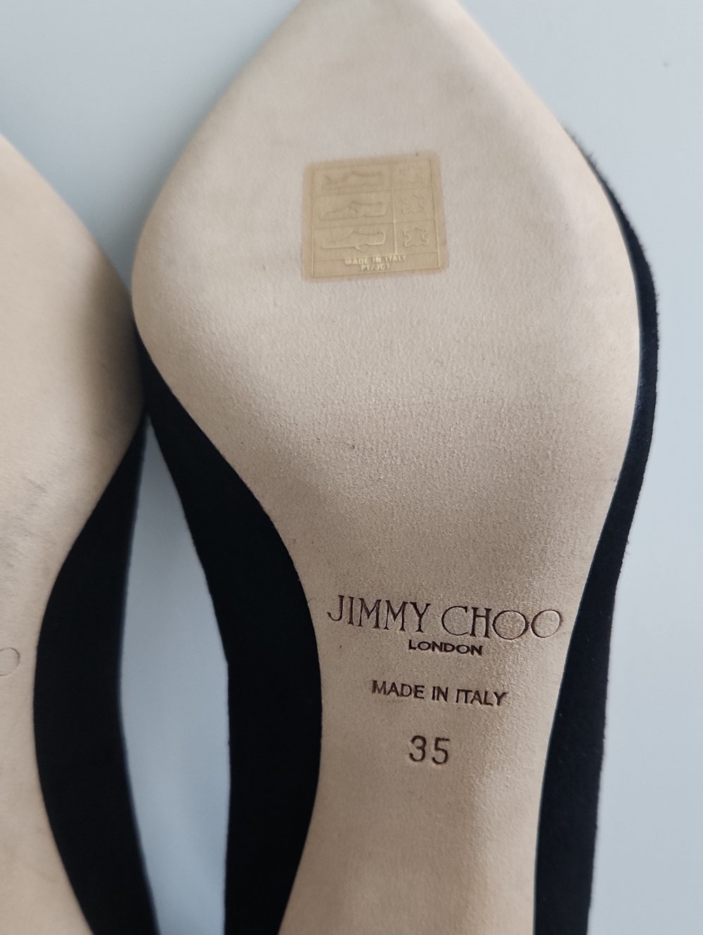 Jimmy Choo Romy 85mm Black Suede Pointed Pumps - Picture 11 of 15